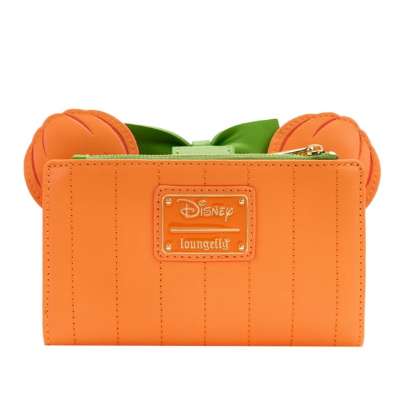 Minnie Mouse Glow in the Dark Pumpkin Flap Wallet - Picture 6 of 6